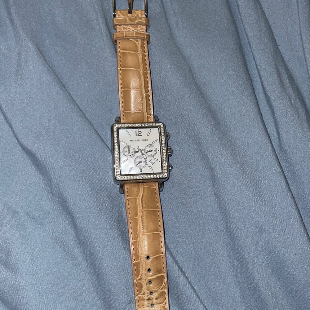 Genuine alligator Michael Kors watch